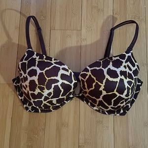 Victoria's Secret giraffe print bra 36dd